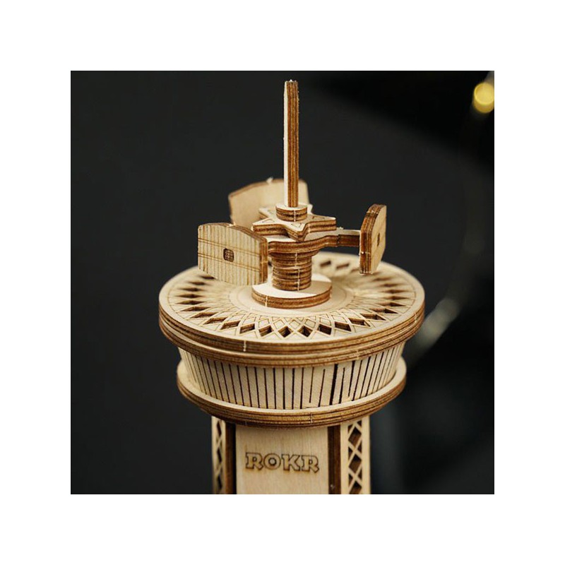 Zwischenmechanischer 3D -Puzzle für Modell des Musiksteuerungsturms | Scientific-MHD