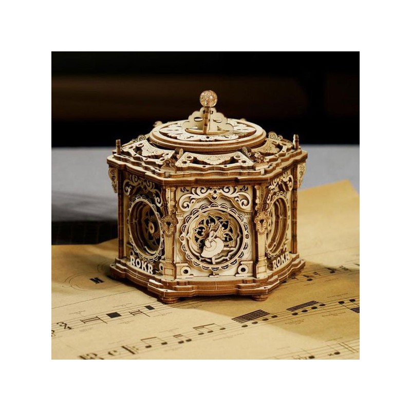 Zwischenmechanischer 3D -Puzzle für Modell des musikalischen geheimen Gartens | Scientific-MHD