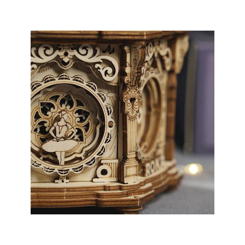 Zwischenmechanischer 3D -Puzzle für Modell des musikalischen geheimen Gartens | Scientific-MHD