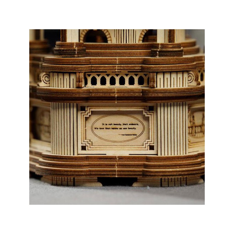 Einfaches mechanisches 3D -Puzzle für leuchtende und musikalische viktorianische Laternenmodell | Scientific-MHD