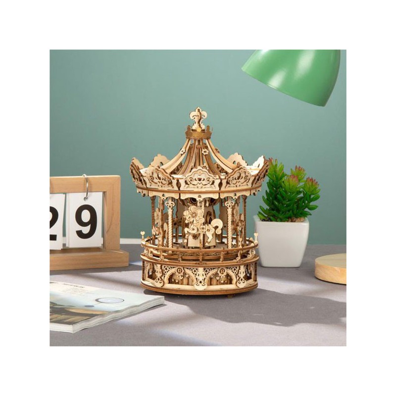 Zwischenmechanischer 3D -Puzzle für romantische musikalische Karusselle | Scientific-MHD