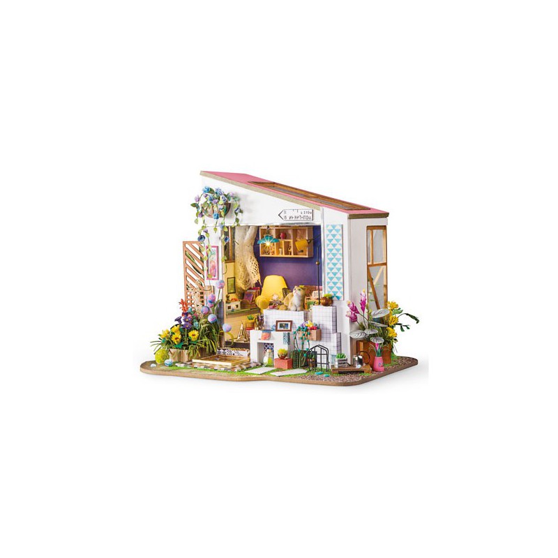 Zwischenmechanischer 3D -Puzzle für Modell Le Cabanon de Lily | Scientific-MHD