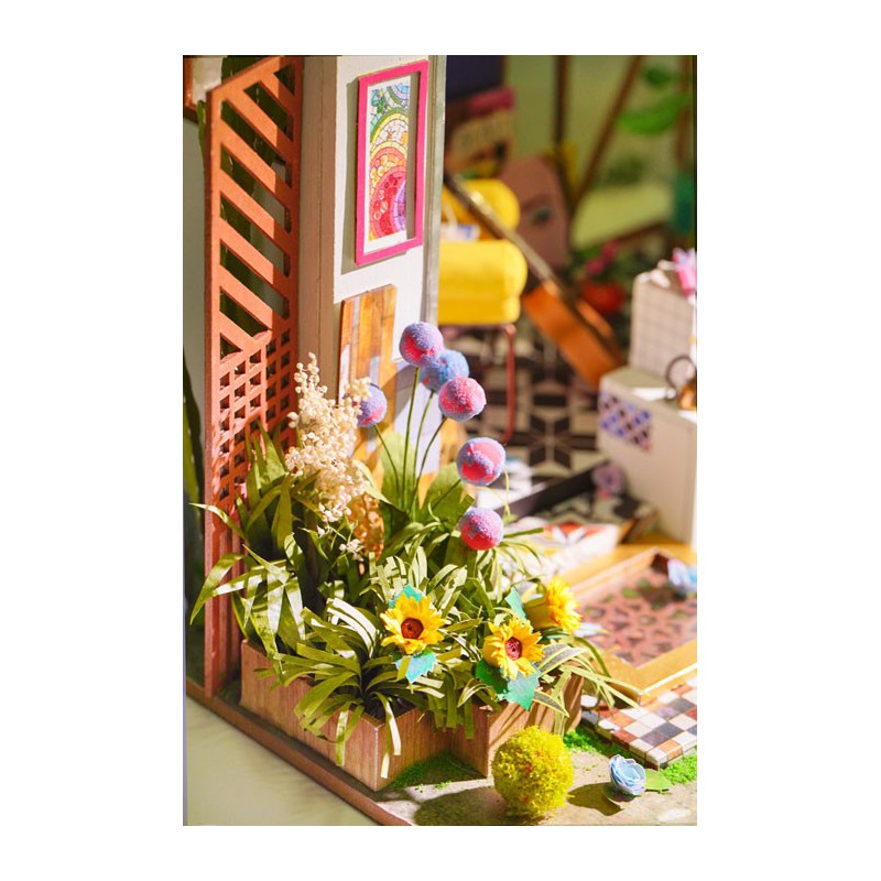 Zwischenmechanischer 3D -Puzzle für Modell Le Cabanon de Lily | Scientific-MHD