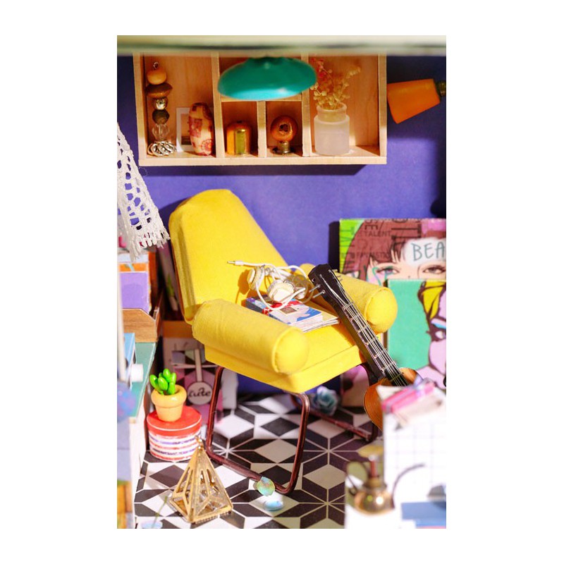 Zwischenmechanischer 3D -Puzzle für Modell Le Cabanon de Lily | Scientific-MHD