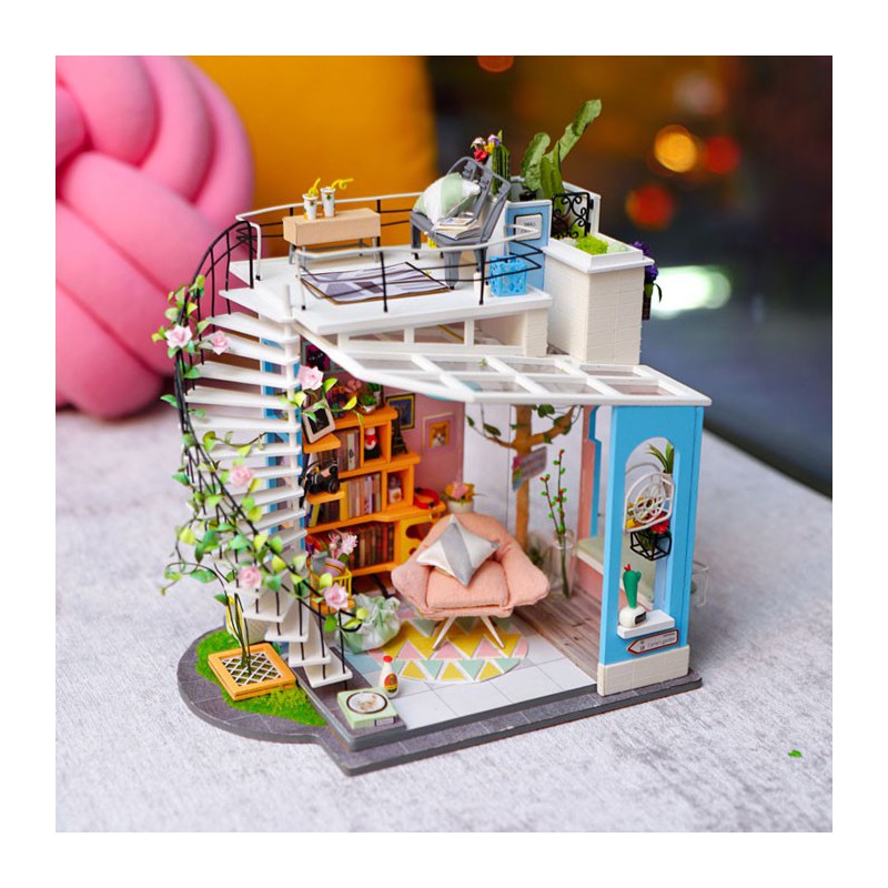 Intermediate mechanisches 3D -Puzzle für Modell der Dora Loft | Scientific-MHD