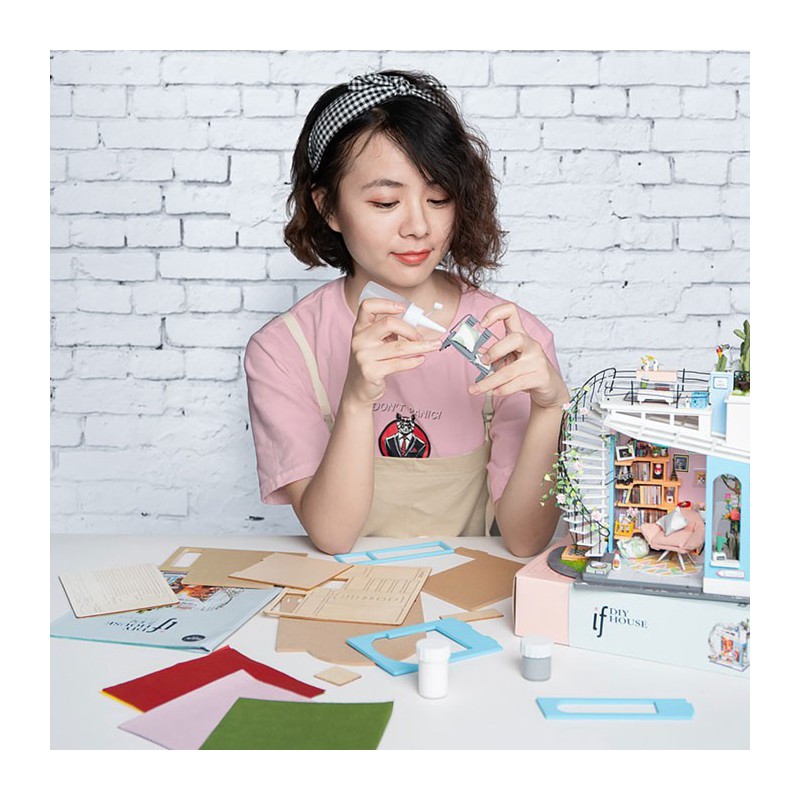 Intermediate mechanisches 3D -Puzzle für Modell der Dora Loft | Scientific-MHD