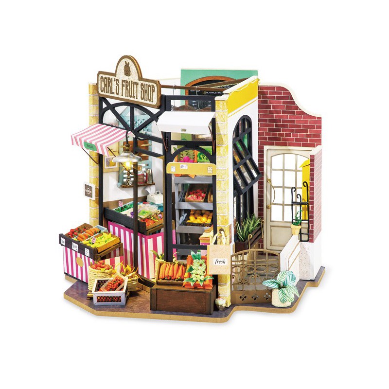 Zwischenmechanischer 3D -Puzzle für Modell im Gemüsehändler | Scientific-MHD