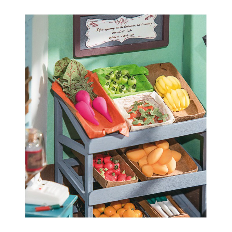 Zwischenmechanischer 3D -Puzzle für Modell im Gemüsehändler | Scientific-MHD