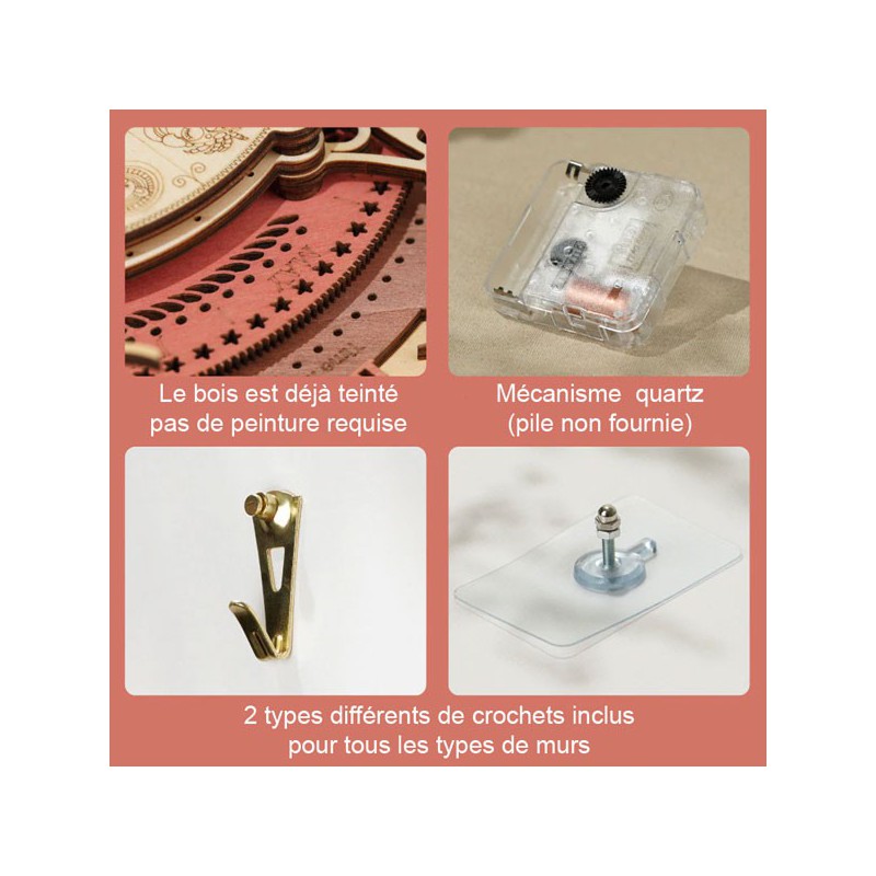 Zwischenmechanischer 3D -Puzzle für Zodiac Clock -Modell | Scientific-MHD