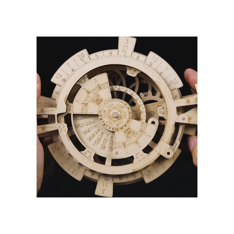 Einfaches mechanisches 3D -Puzzle für Robotime Perpetual Calender Modell | Scientific-MHD