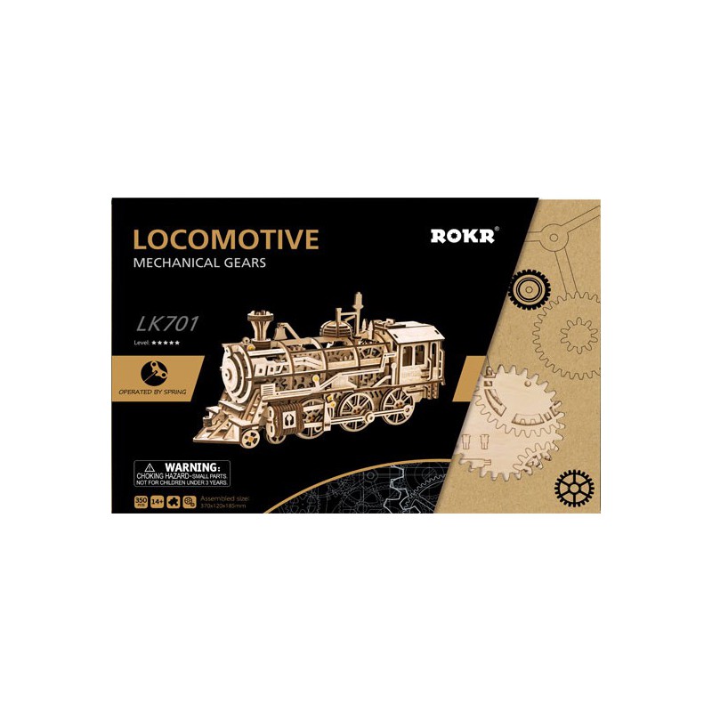 Robotime -Lokomotive 3D -Puzzle | Scientific-MHD