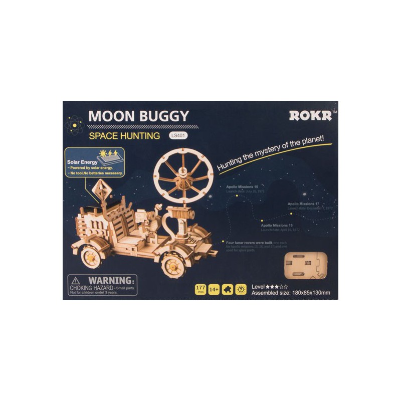 Intermediate Mechanical 3D -Puzzle für Mond Roboter -Roboter -Fahrzeugmodell | Scientific-MHD