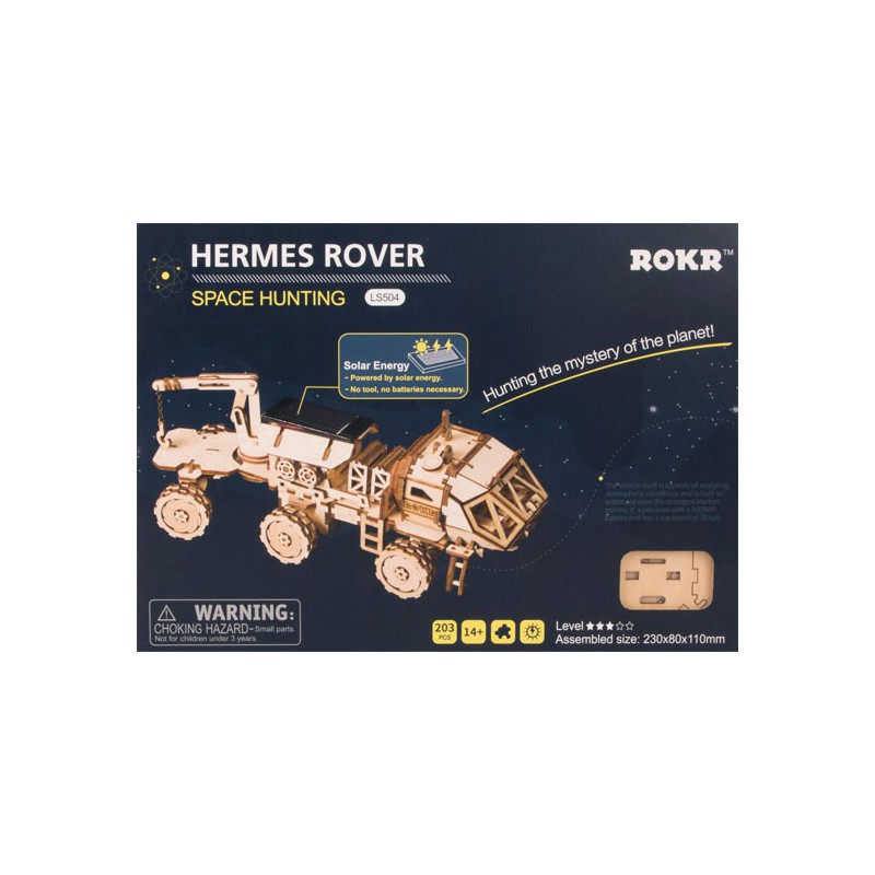 Zwischenmechanischer 3D -Puzzle für Explorationfahrzeugmodell | Scientific-MHD