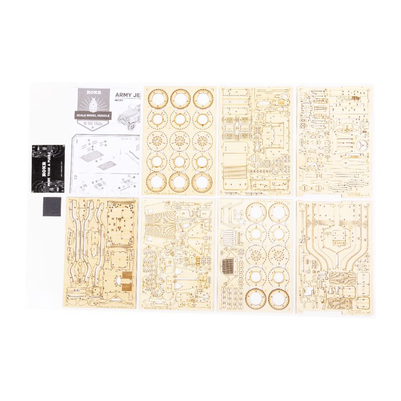 Intermediate Mechanical 3D -Puzzle für US -Militärfahrzeugmodell 1/18 | Scientific-MHD