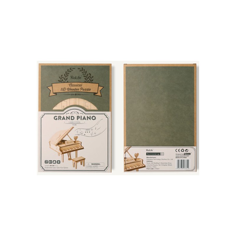 Einfaches mechanisches 3D -Puzzle für das große Roboter -Klaviermodell | Scientific-MHD