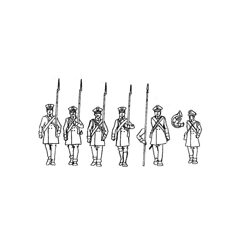 Preußische Armee wandelt Figur | Scientific-MHD