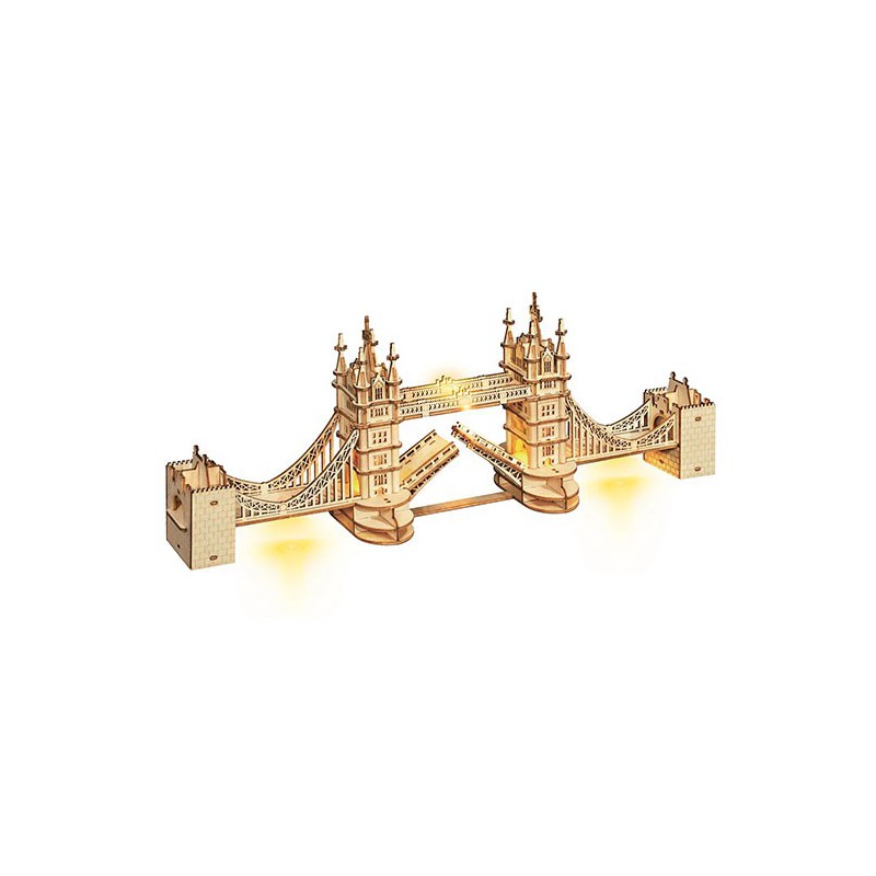 Einfaches mechanisches 3D -Puzzle für die Tower Bridge London Modell | Scientific-MHD