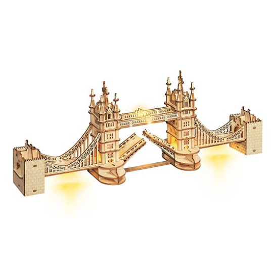Einfaches mechanisches 3D -Puzzle für die Tower Bridge London Modell Einfaches mechanisches 3D -Puzzle für die Tower Bridge London Modell | Scientific-MHD