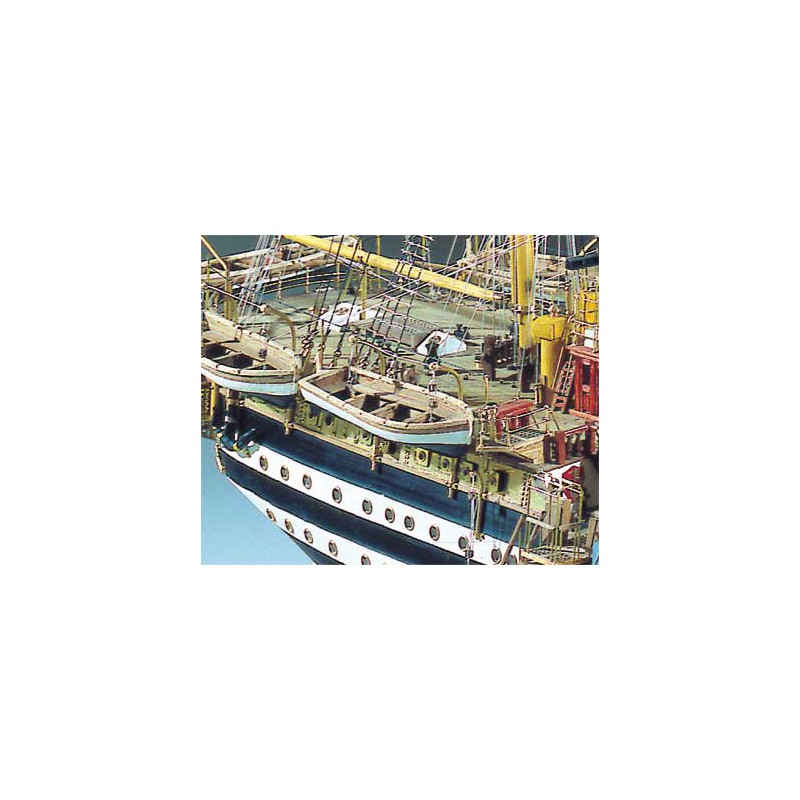 Amerigo Vespucci statisches Boot 1/84 | Scientific-MHD