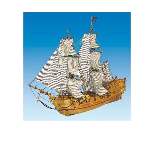 Schwarzes Falcon Static Boat 1/100 | Scientific-MHD