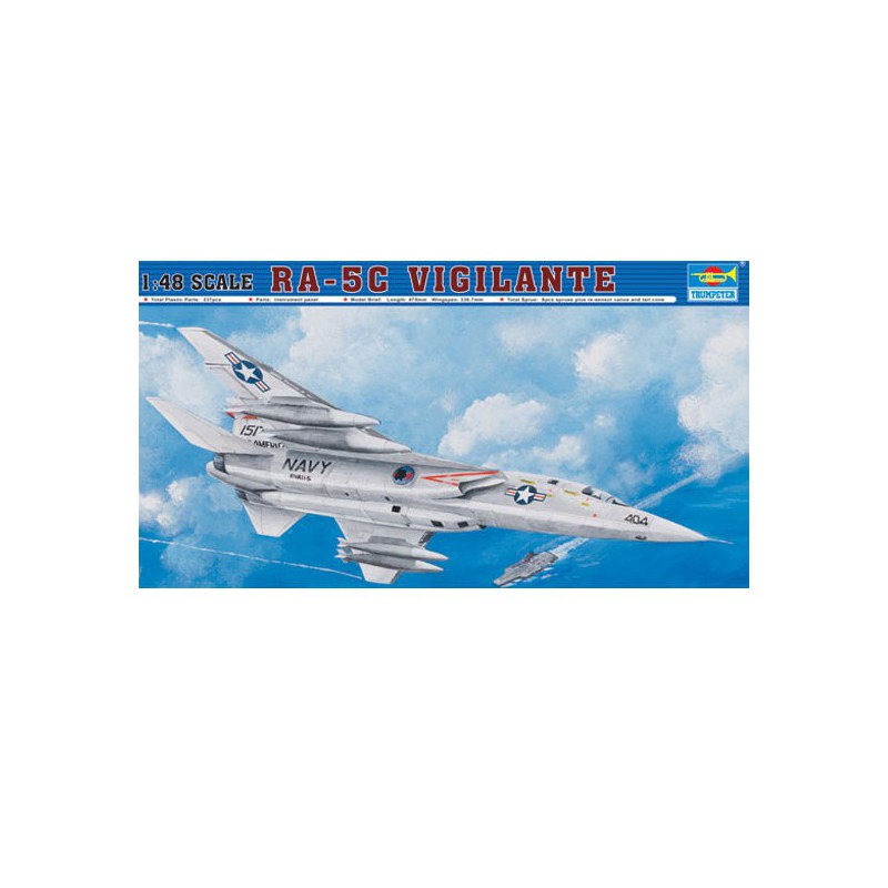 Wachsames RA-5C-Plastikflugzeugmodell | Scientific-MHD
