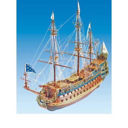 Statisches Boot le Soleil Royal 1/77 | Scientific-MHD Statisches Boot le Soleil Royal 1/77 | Scientific-MHD
