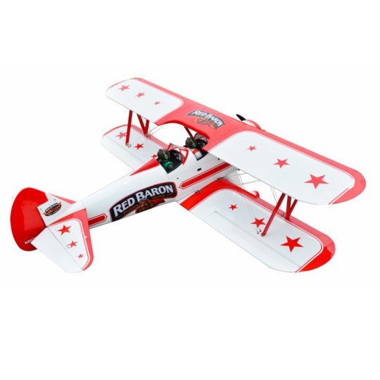 Roter Baron Stearman 20cc ARF Radio -kontrolliertes Wärmeflugzeug | Scientific-MHD