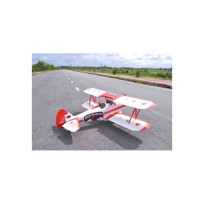 Roter Baron Stearman 20cc ARF Radio -kontrolliertes Wärmeflugzeug | Scientific-MHD