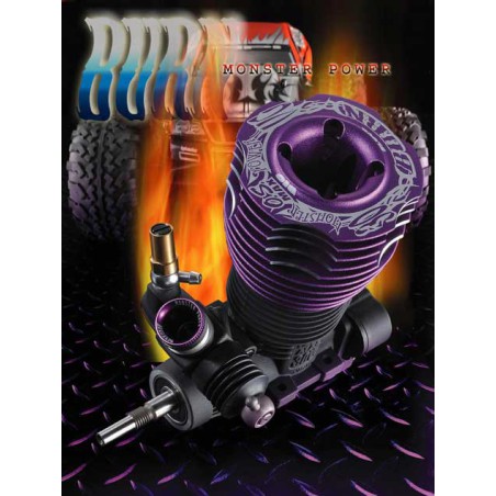 Funkhitzemotor 30VG-ES Verbrennung | Scientific-MHD