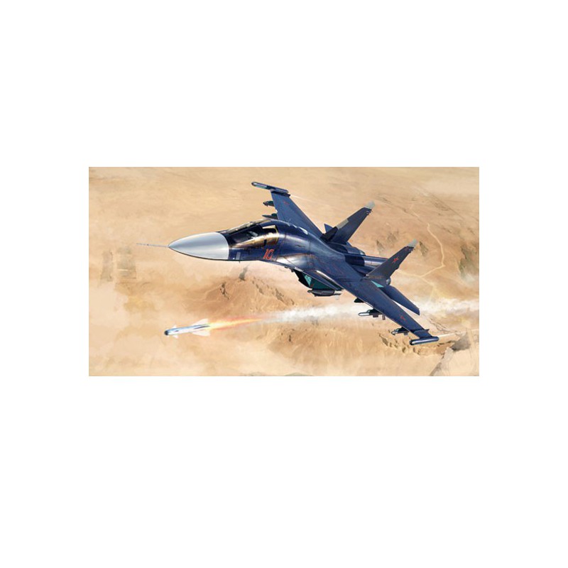 Russisches SU-34 Fullback Plastikflugzeugmodell | Scientific-MHD