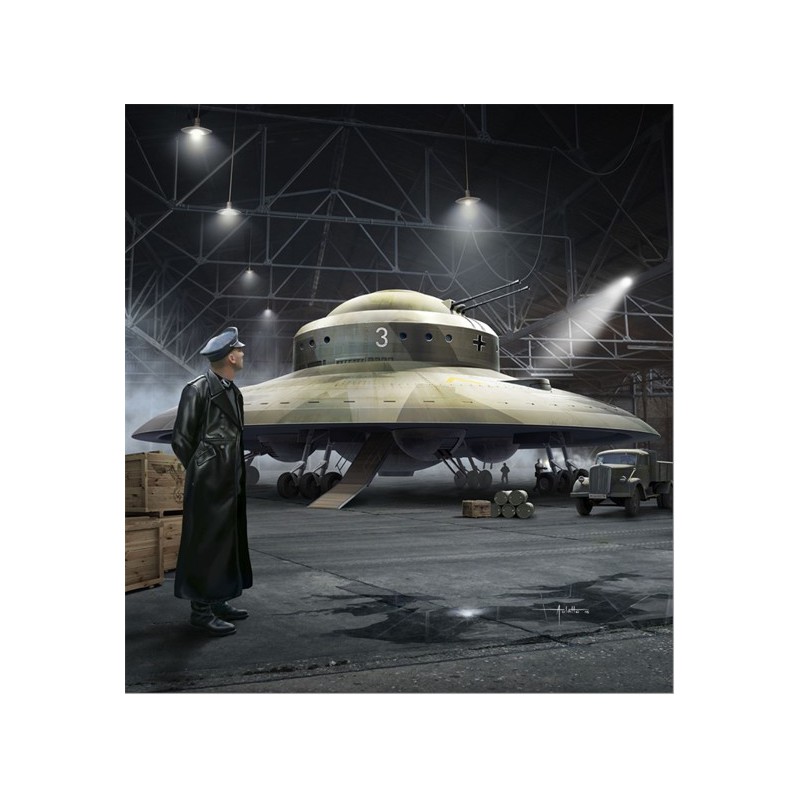 Hanebu II Plastikebene Modell 1/72 | Scientific-MHD