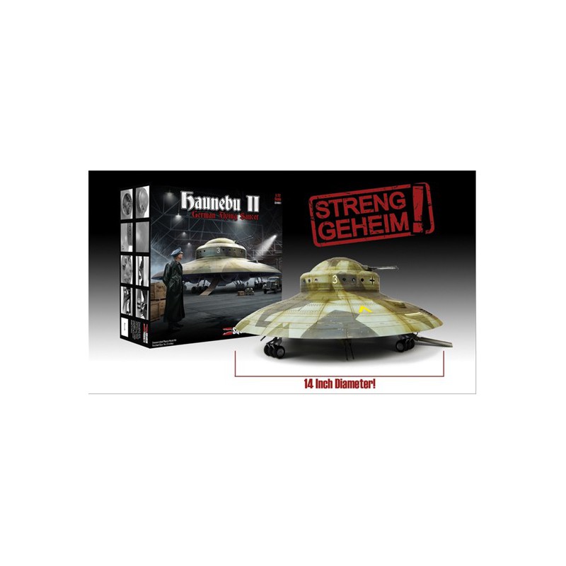 Hanebu II Plastikebene Modell 1/72 | Scientific-MHD