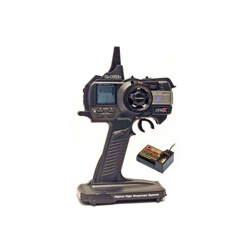 Setzen Sie für Funksteuerung MX-3x Sanwa 2,4 GHz FHSS-3 | Scientific-MHD