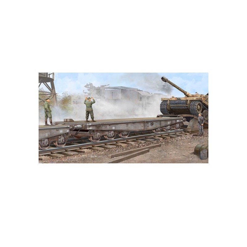 Plattformwagen Typ SSYMS 80 Kunststoffmodell für Kunststoff | Scientific-MHD