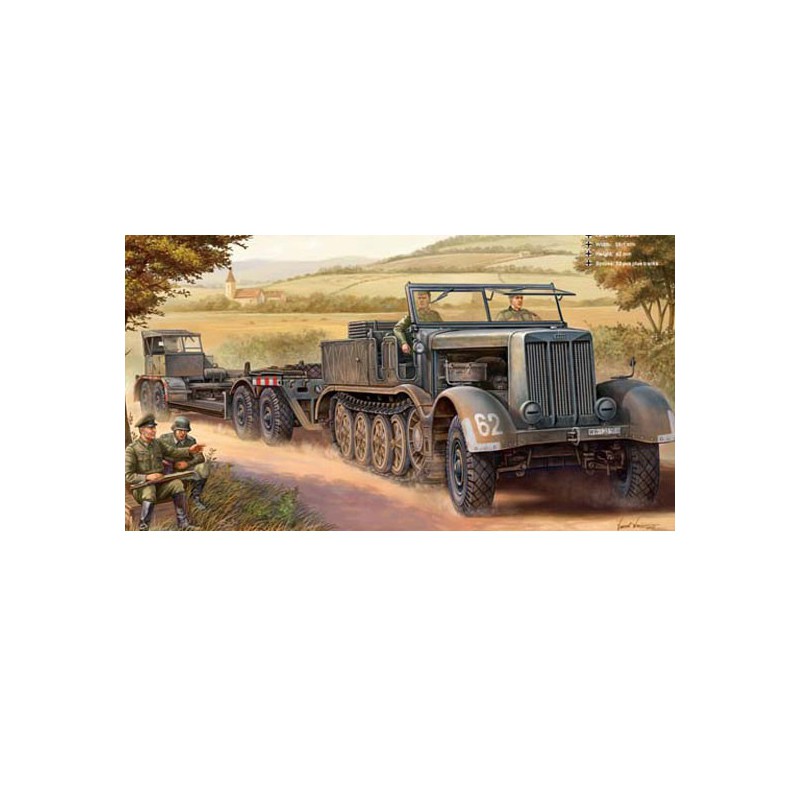 Plastiktankmodell Deutsch SD.Kfz.9 (18T) | Scientific-MHD