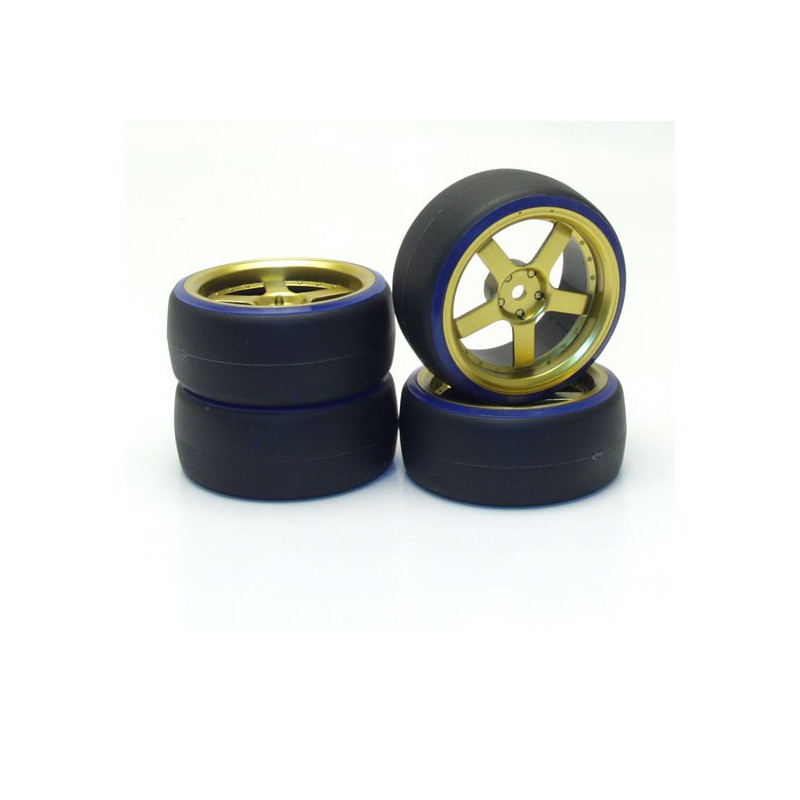Radio -kontrolliertes Autozubehör 4 Räder Drift Gold 0 ° | Scientific-MHD