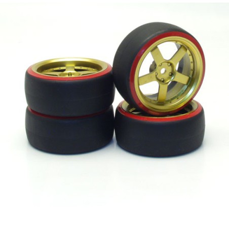 Radio -kontrolliertes Autozubehör 4 Räder Drift Gold 0 ° | Scientific-MHD