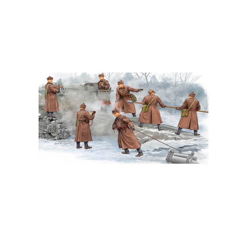 Figurer sowjetischer B-4-Artillerie-Crew | Scientific-MHD