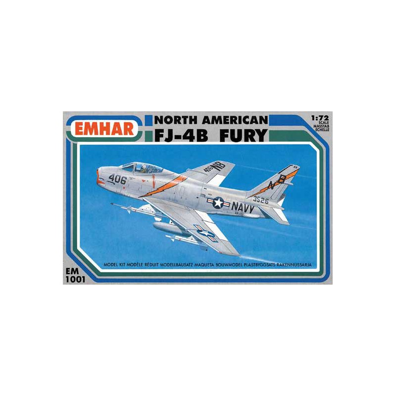 Kunststoffflugzeugmodell Nordamerikanische FJ-4B Fury1/72 | Scientific-MHD