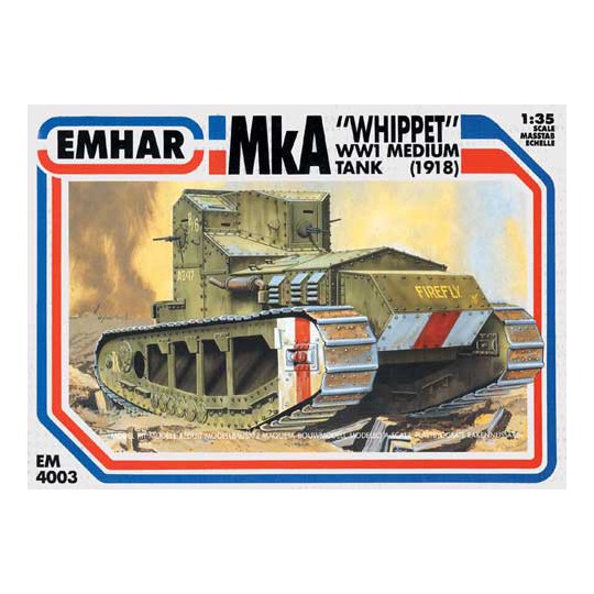 Whippet Tank1/35 Kunststofftankmodell | Scientific-MHD