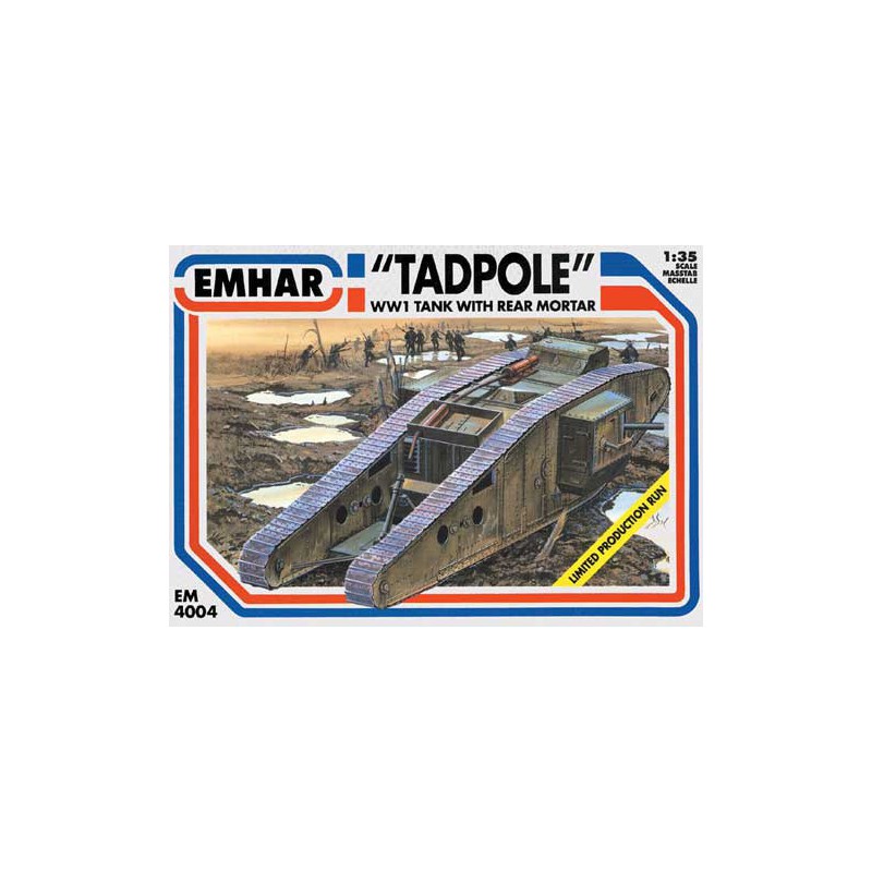 Kaulquappen -WWI -Tank 1/35 Kunststoffmodell | Scientific-MHD