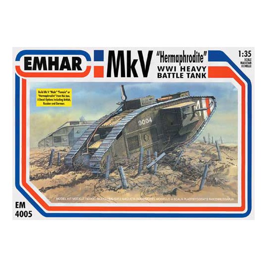 MKV Tank Inc "Männliche Frau" und Herma1/35 Plastiktankmodell | Scientific-MHD
