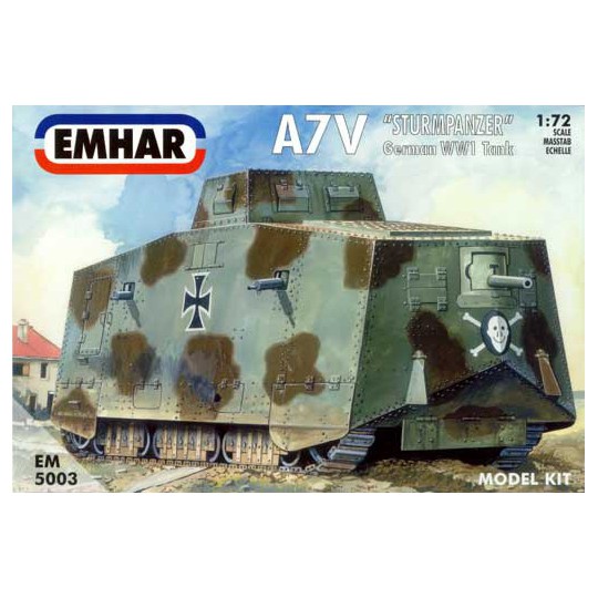 A7V Deutsches Plastiktankmodell erster WWI Tank1/72 A7V Deutsches Plastiktankmodell erster WWI Tank1/72 | Scientific-MHD