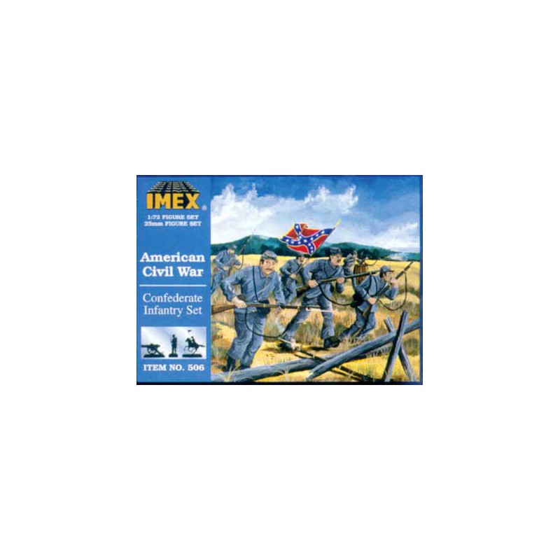 Konföderee1/72 Infanterie -Figurin | Scientific-MHD