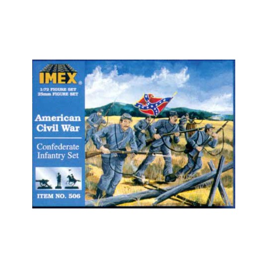 Konföderee1/72 Infanterie -Figurin Konföderee1/72 Infanterie -Figurin | Scientific-MHD