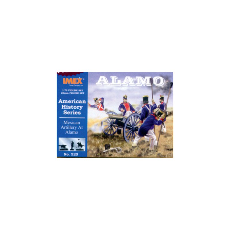 Mexikanische Artillerie -Figur Alamo1/72 | Scientific-MHD