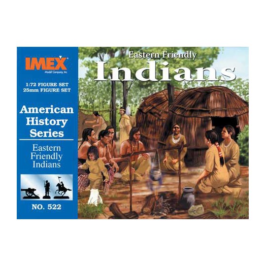 Ostfreundliche Indianer1/72 Figur | Scientific-MHD