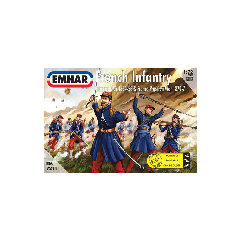 Französische Figur Infanterie Crimee1/72 | Scientific-MHD
