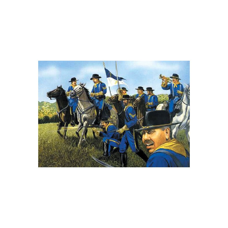 IMEX 7. Figur Kavallerie 6 Pferde-12 Infanteristen1/32 | Scientific-MHD