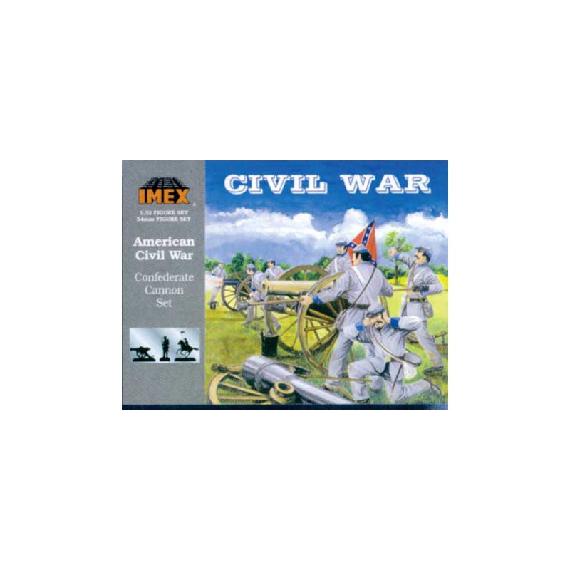 US 6lb Figur. Konföderierte Canon1/32 | Scientific-MHD